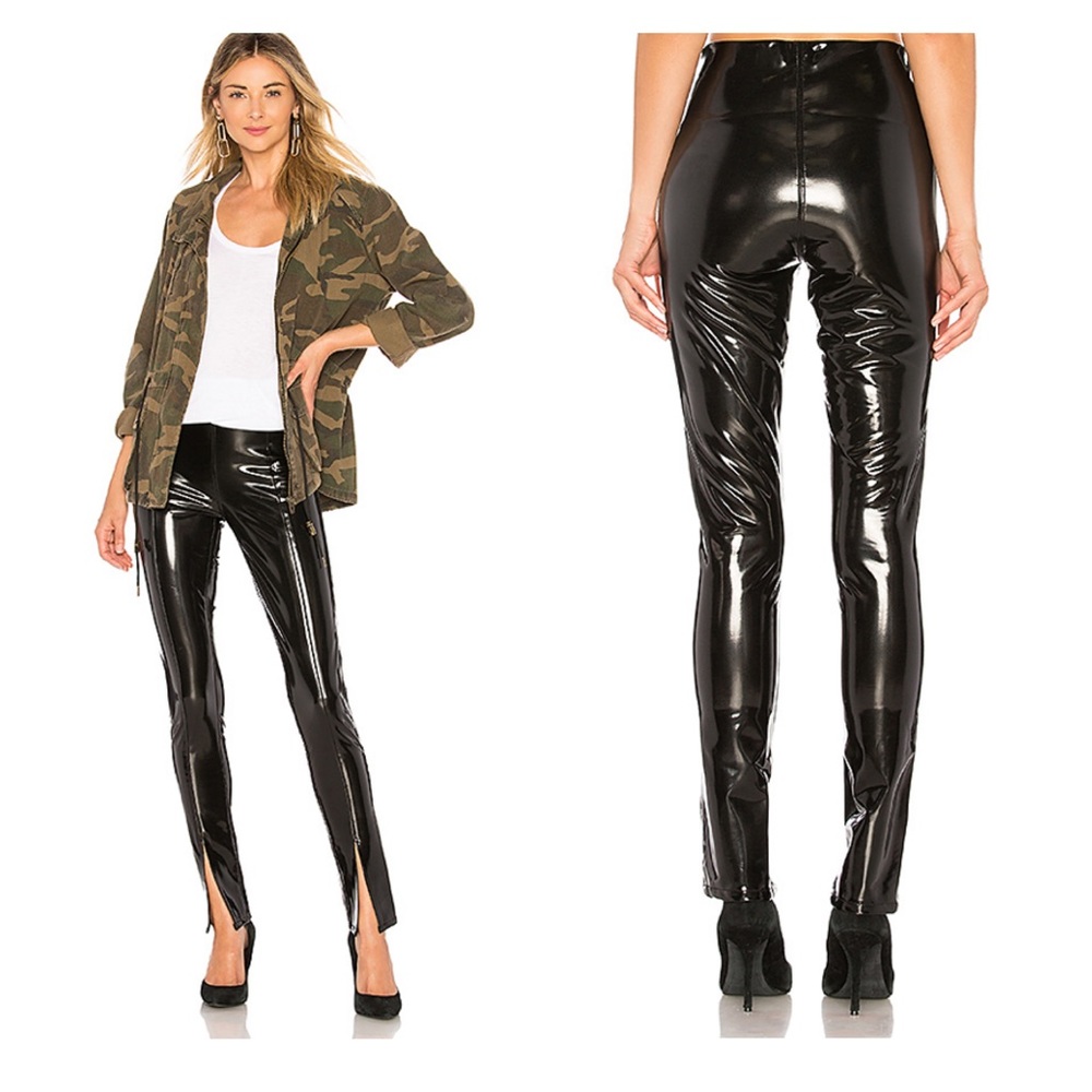BLANK NYC Patent Legging In Dominatrix High Waist